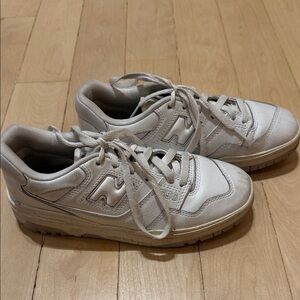 New Balance Cream Sneakers
